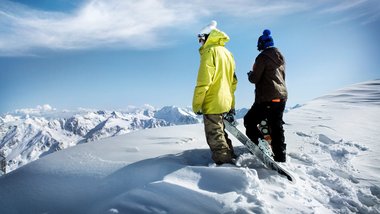 Snowboarden im Ötztal